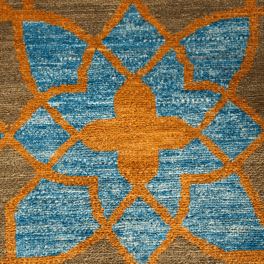 Moghul Adornment Hand Spun Wool Hand Knotted Area Rug - MAIA HOMES