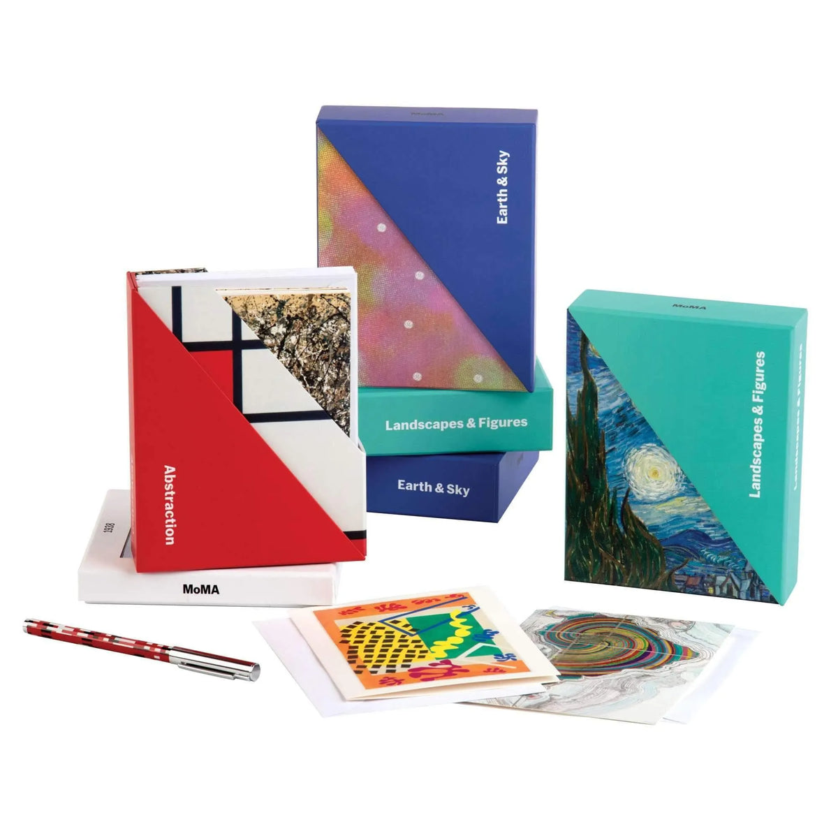 MoMA Abstraction Notecard Folio Box