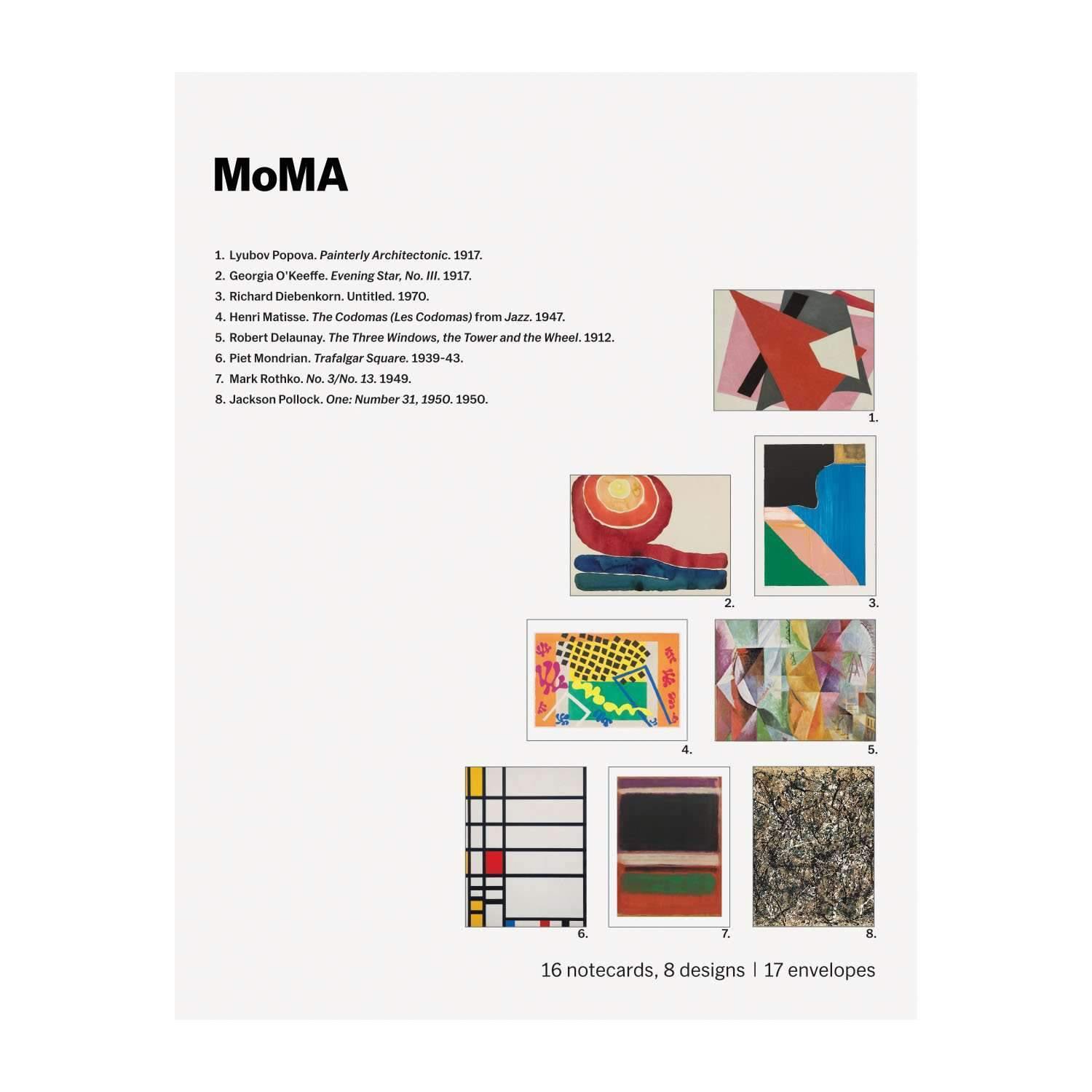 MoMA Abstraction Notecard Folio Box