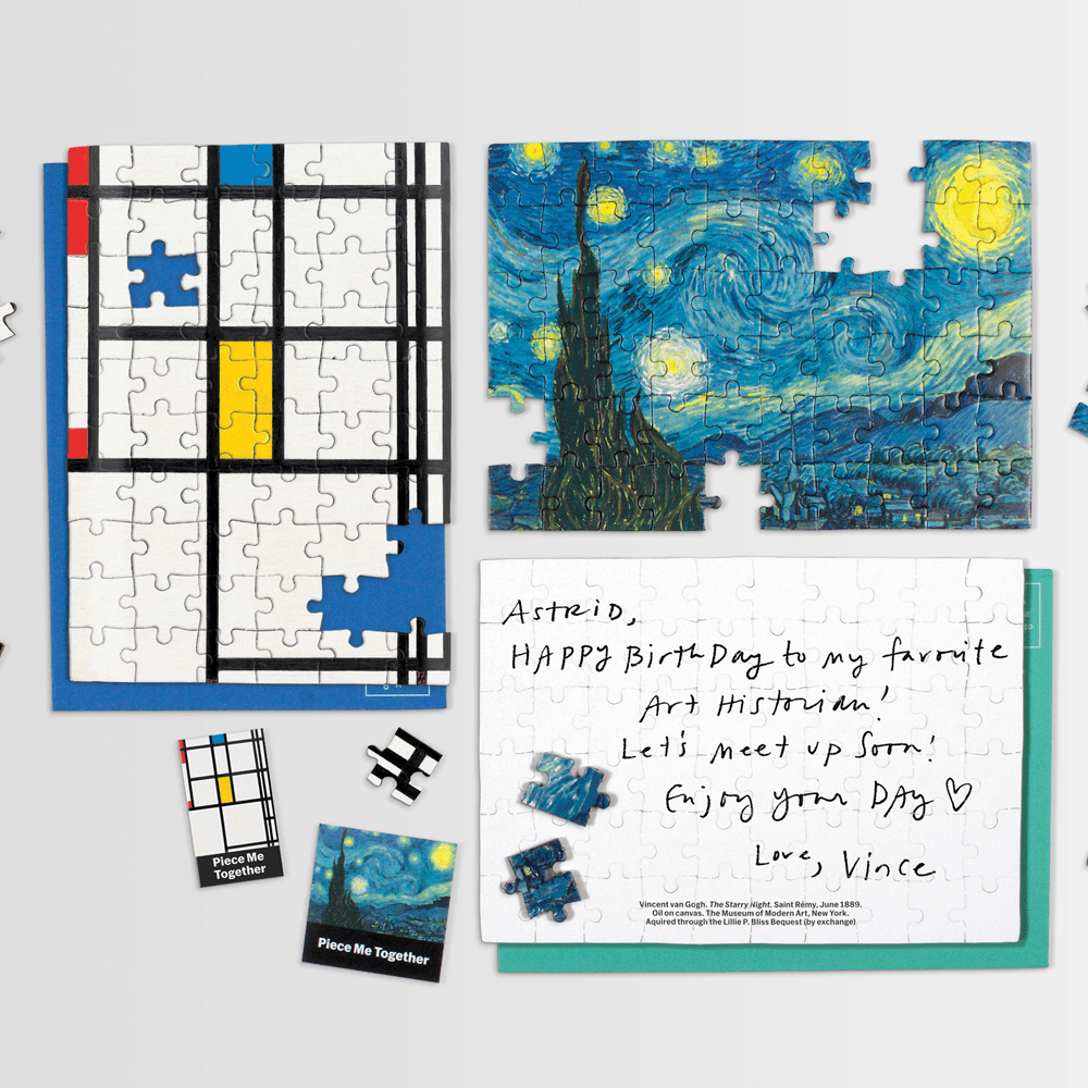 MoMA Mondrian Greeting Card Puzzle