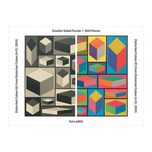MoMA Sol Lewitt Double-Sided 500 Piece Jigsaw Puzzle - MAIA HOMES