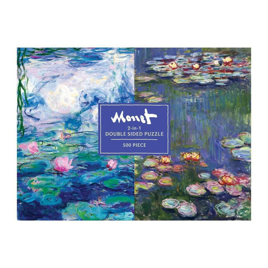 Monet Double-Sided 500 Piece Jigsaw Puzzle - MAIA HOMES