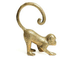 Monkey Bronze Figurine Polished brass