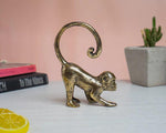 Monkey Bronze Figurine Antique silver