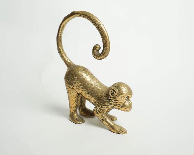 Monkey Bronze Figurine