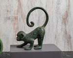 Monkey Bronze Figurine Antique green