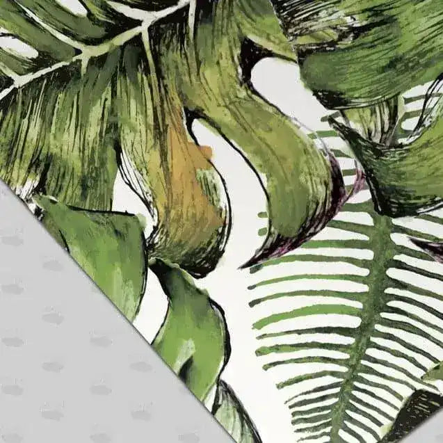 Monstera and Ferns Watercolor Wallpaper