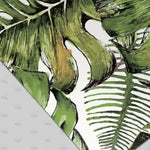 Monstera and Ferns Watercolor Wallpaper