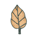 Monstera Leaf Shape Jute Rug