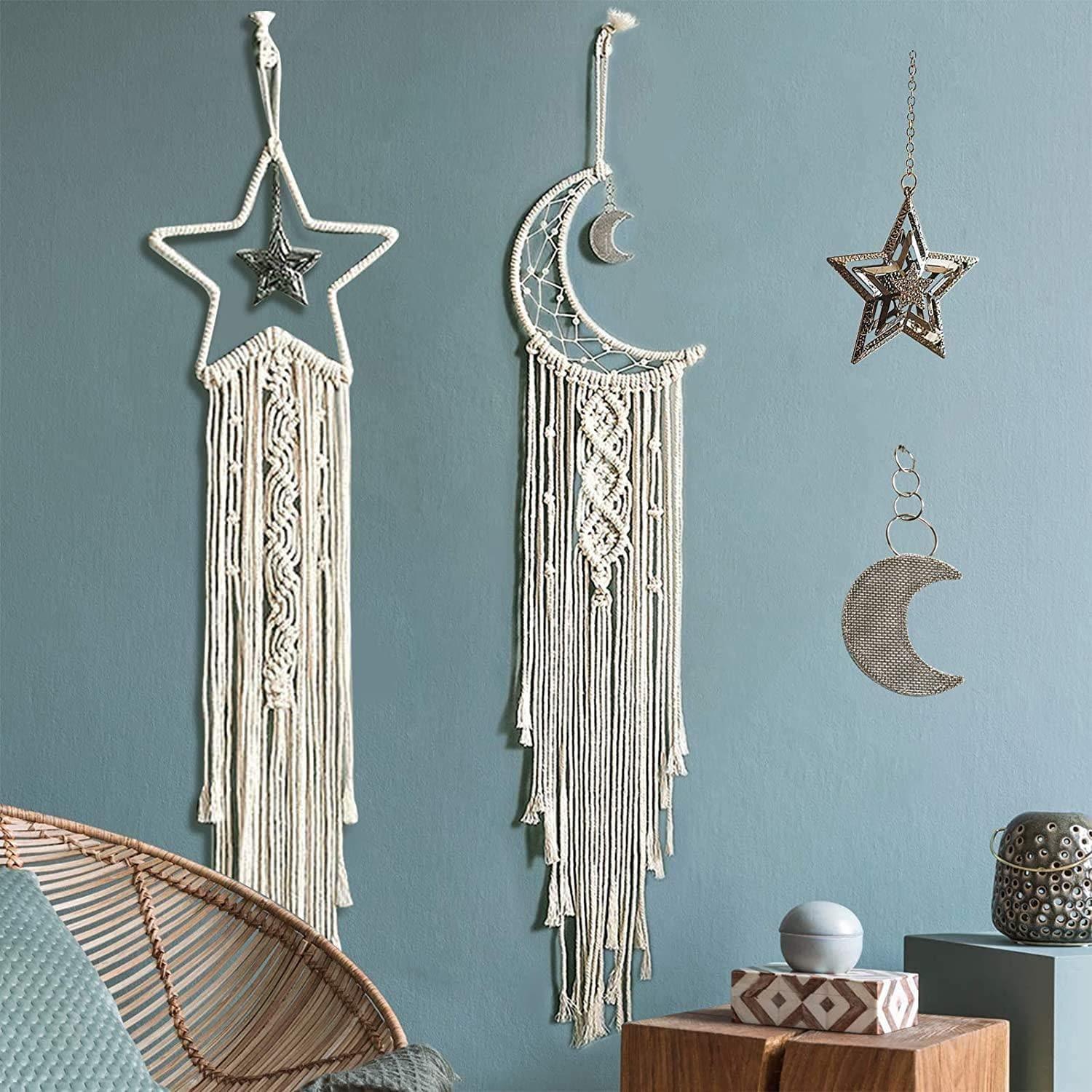 Moon & Star Dream Catchers