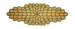 Moroccan Petals Beaded Table Runner - Gold Default Title