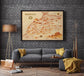 Morocco Map Print| Fine Art Prints