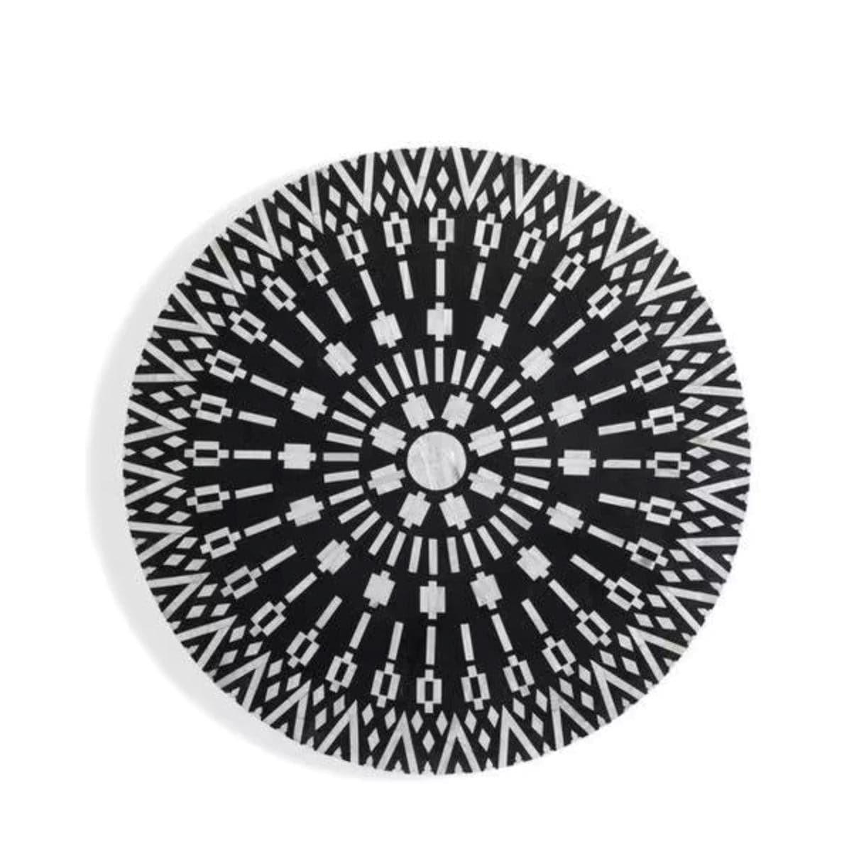 Mother of Pearl Inlay Round Coffee Table - MAIA HOMES