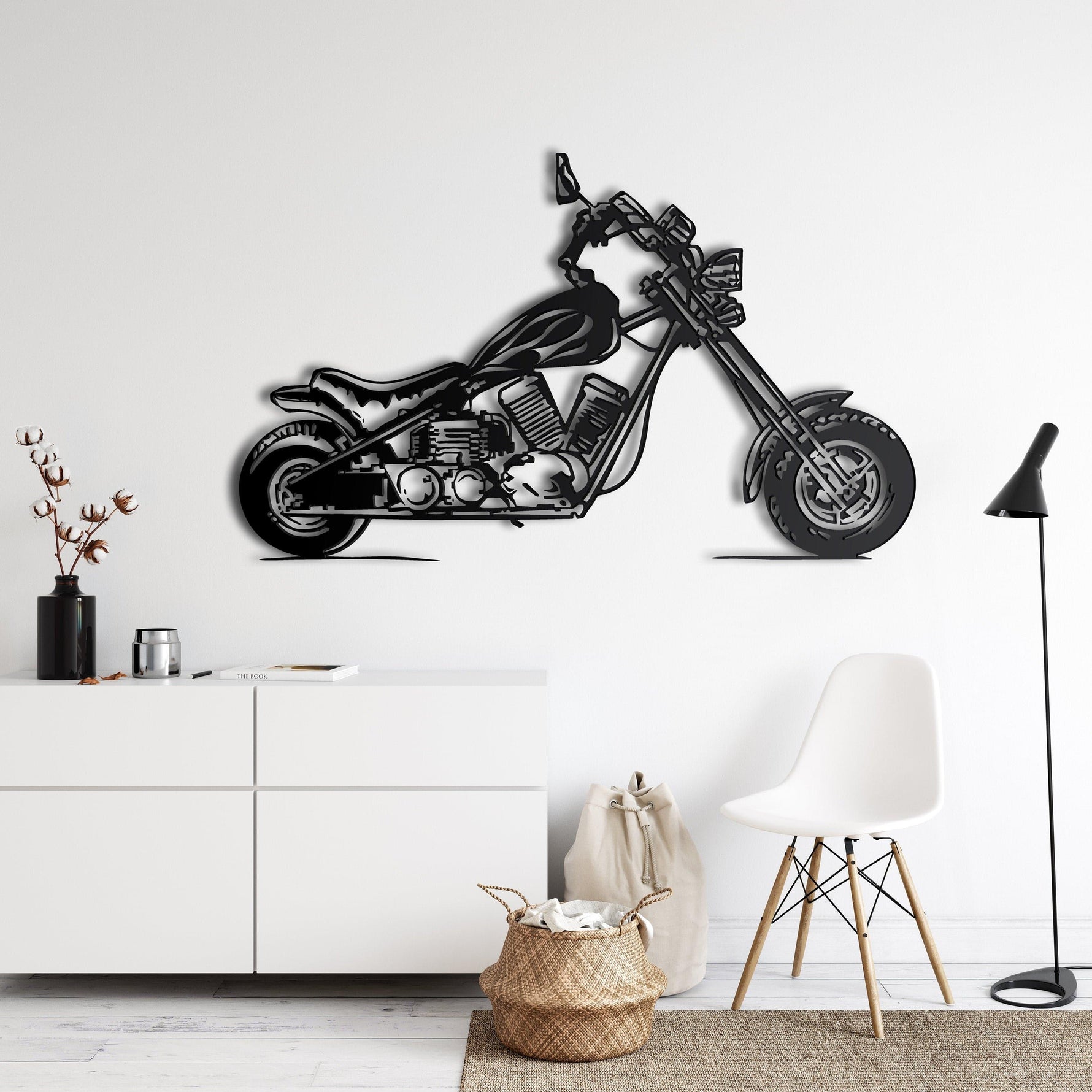 Motorcycle Metal Wall Art