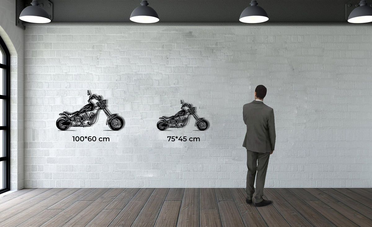 Motorcycle Metal Wall Art