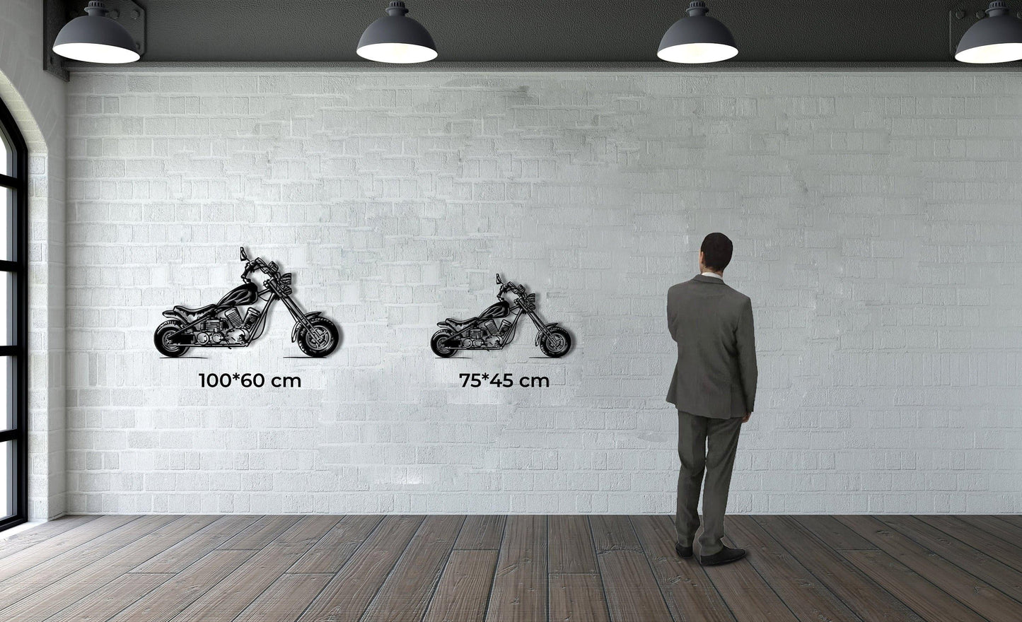 Motorcycle Metal Wall Art - MAIA HOMES