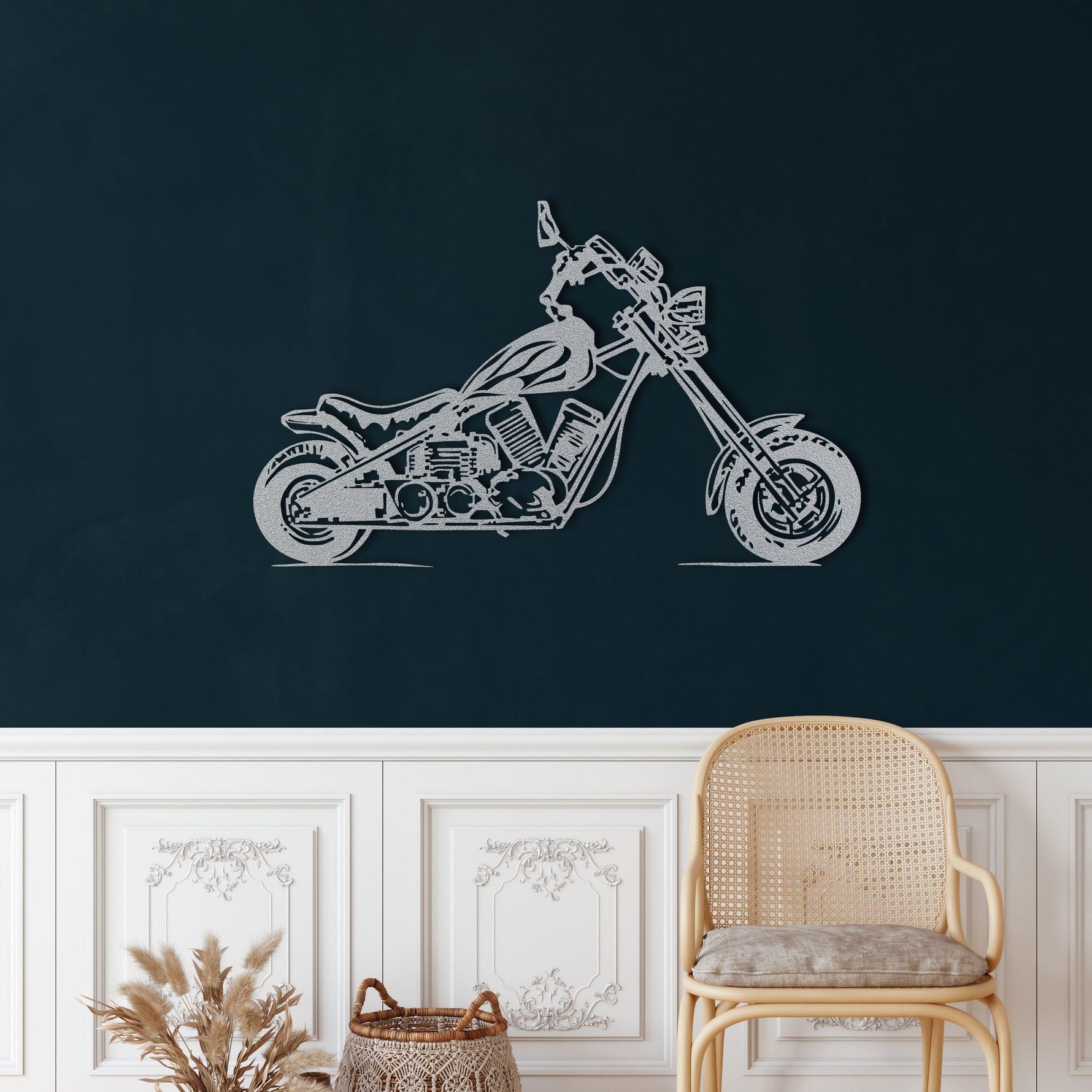 Motorcycle Metal Wall Art