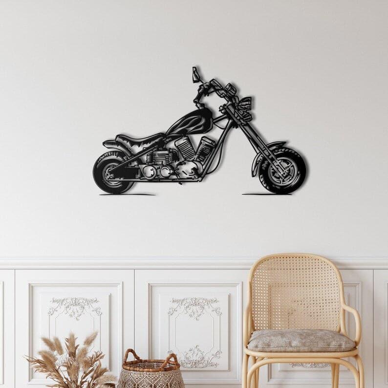 Motorcycle Metal Wall Art