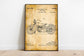 Motorcycle Patent Print| Framed Art Print - MAIA HOMES