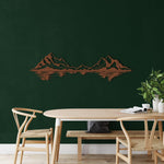 Mountain Range Landscape Metal Wall Art