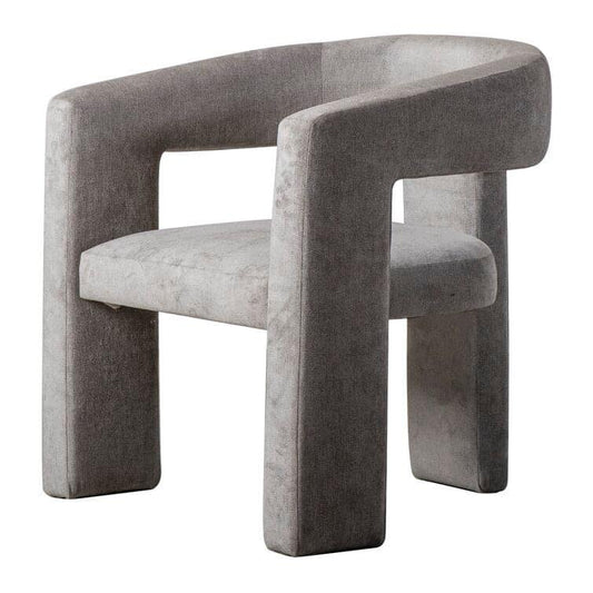 Mui Barrel Chair - Gray - MAIA HOMES