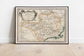 Murcia Map Print| Canvas Print Wall Art