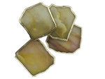 Mustard Agate Aventurine Coaster Set of 4