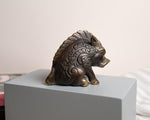 Mystical Pig Brass Figurine One Color