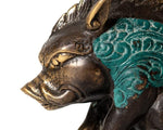 Mystical Pig Brass Figurine