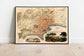 Naples Map Print| Fine Art Prints - MAIA HOMES