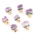 Natural Amethyst Cabinet Drawer Knob