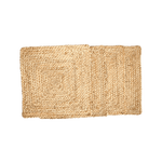 Natural Braided Jute Square Placemat - Set of 10