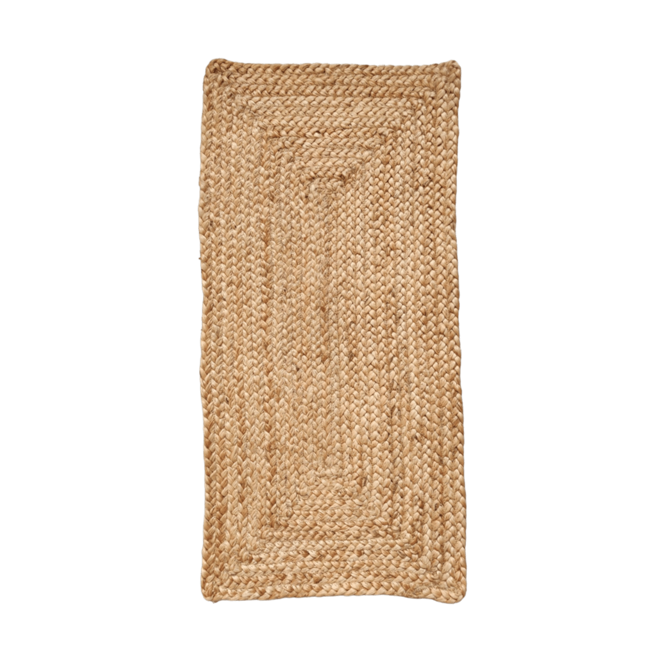 Natural Braided Rectangular Jute Rug