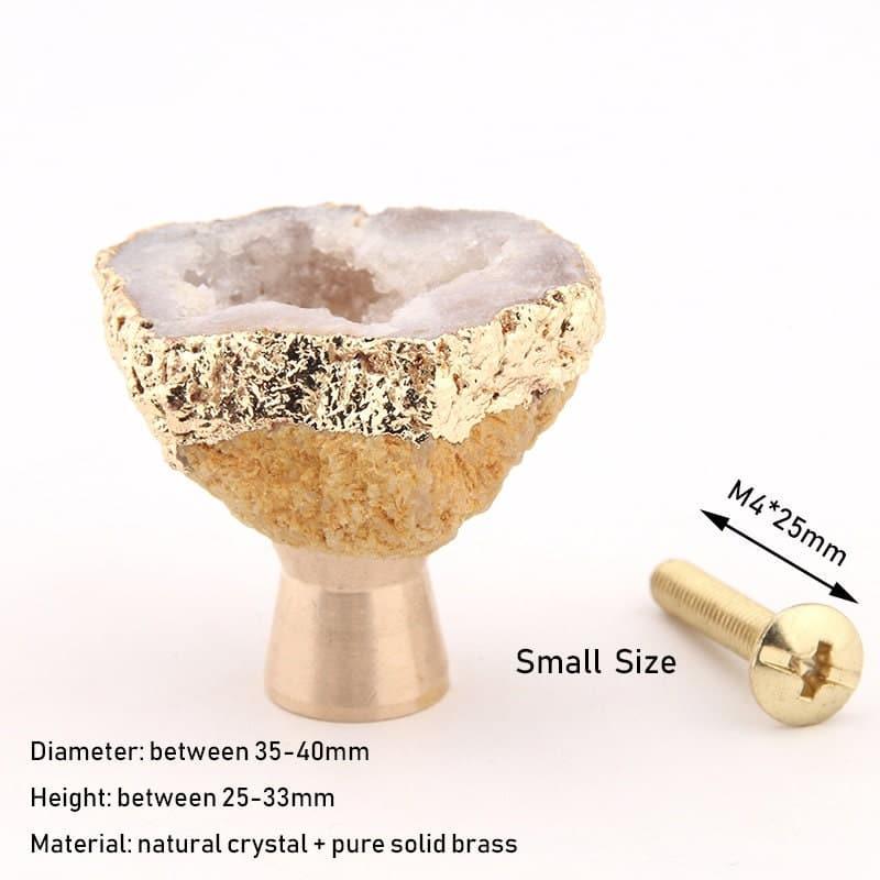 Natural Crystal Cabinet Door Knob