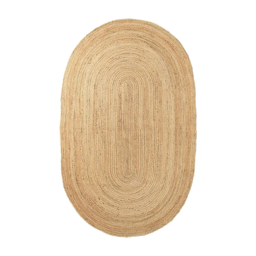 Natural Oval Jute Rug