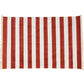 Natural Vegetable Dyed Indian Dhurrie Reversible Cotton Rug - Red Stripe - MAIA HOMES