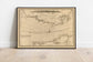 Nautical Chart of Strait of Gibraltar 1814| Old Map Wall Decor - MAIA HOMES