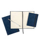 Navy Embossed Paseo Notebook - MAIA HOMES