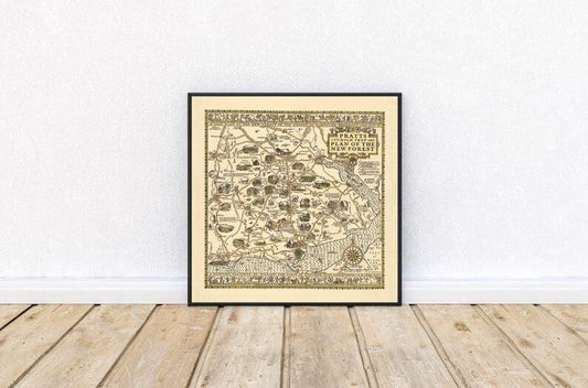 New Forest Map Print| Art History