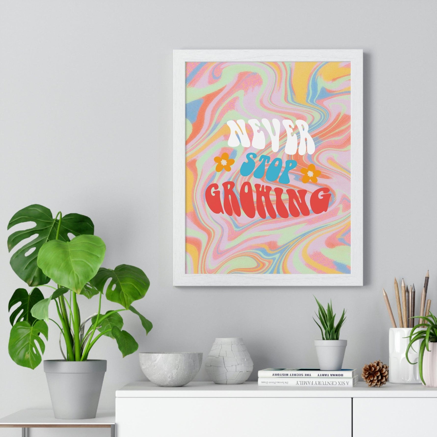 New Stop Growing Poster Print