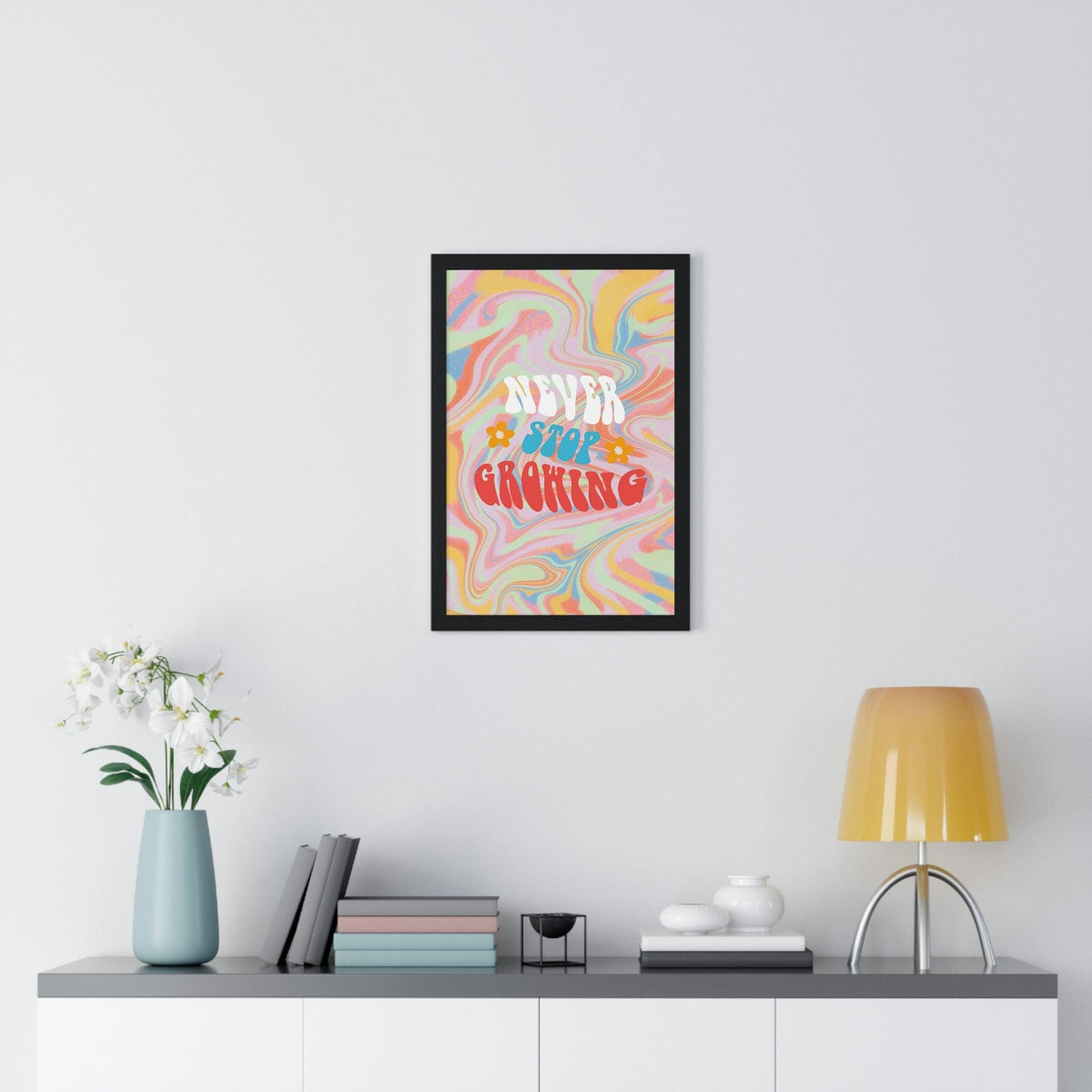 New Stop Growing Poster Print