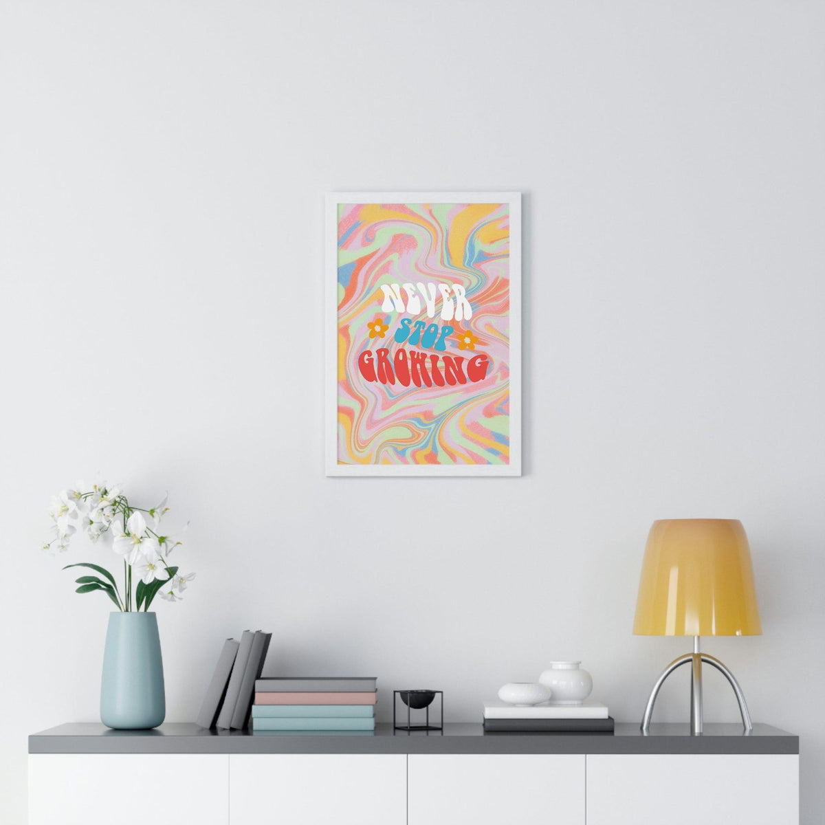 New Stop Growing Poster Print