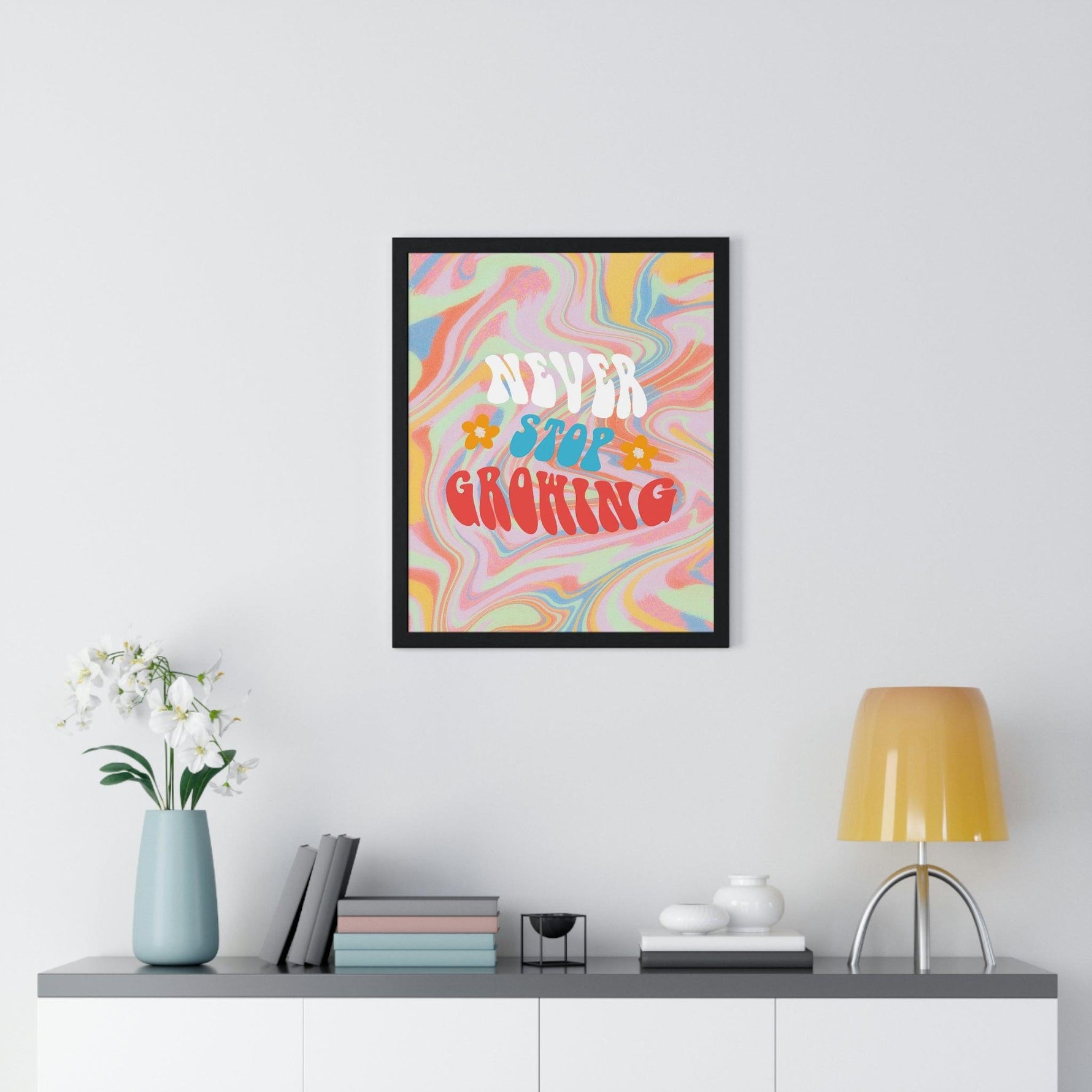 New Stop Growing Poster Print