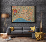 Nice Map Print| Art History