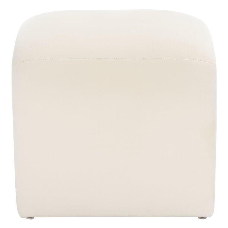 Nina Curve Velvet Ottoman