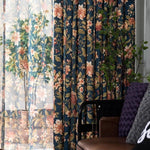 Nina Floral Fabric Curtain