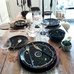 Noir Midnight Sky Porcelain Plate