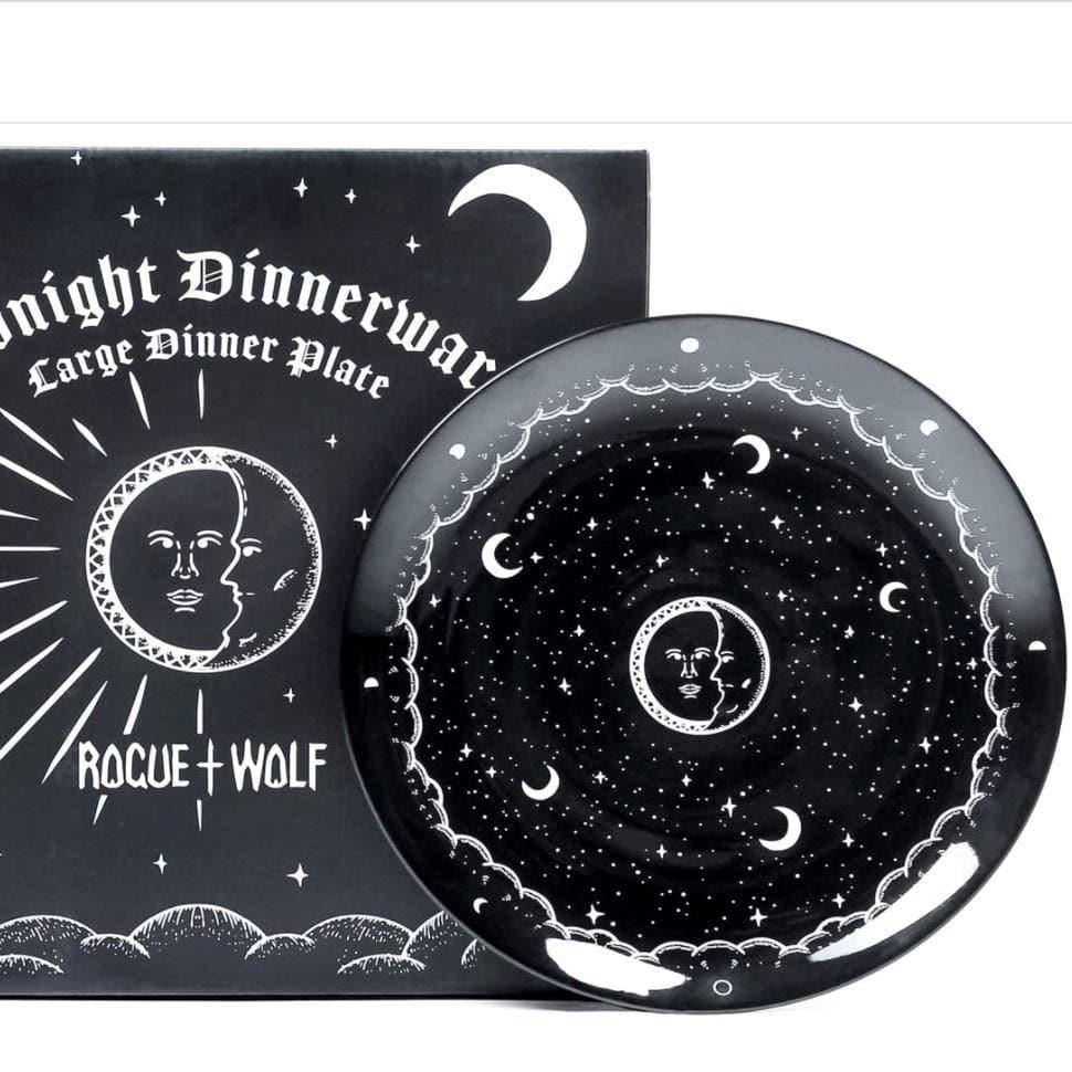 Noir Midnight Sky Porcelain Plate