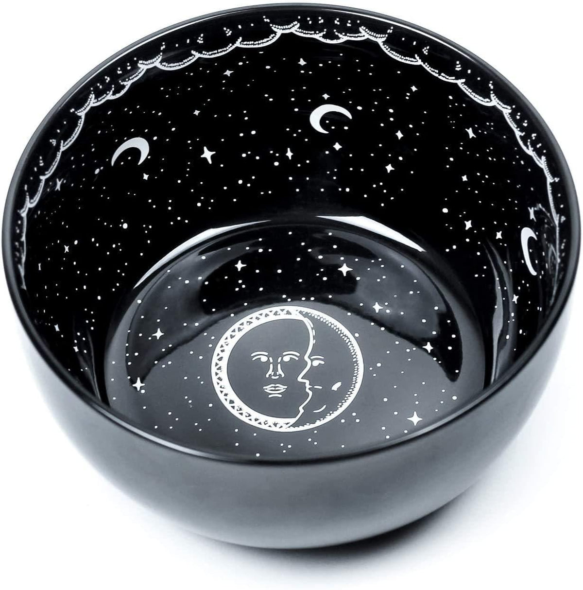 Noir Midnight Sky Porcelain Plate Bowl