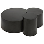 Noire 3 Step Round Coffee Table